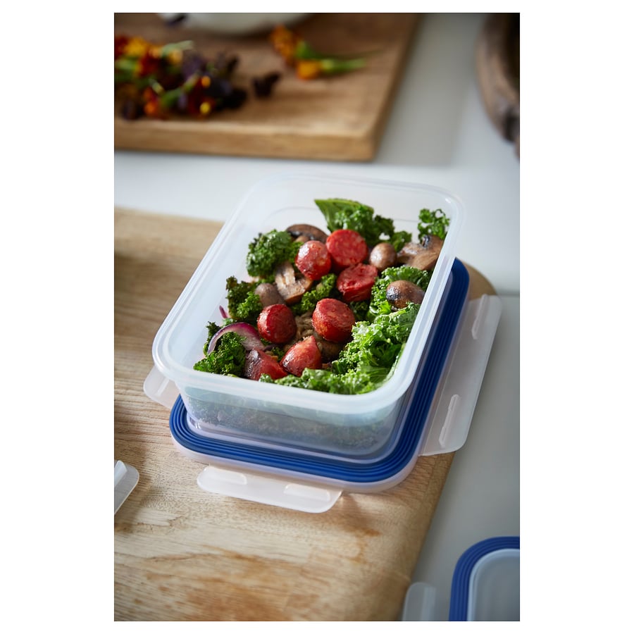 IKEA 365+ food container, rectangular/plastic, 1.0 l - IKEA