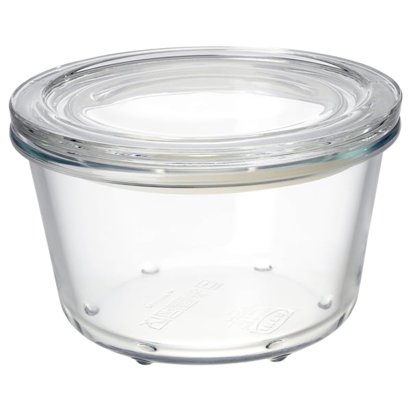 IKEA 365+ Food container, round, plastic, Diameter: 5 ½ Volume: 25 oz -  IKEA