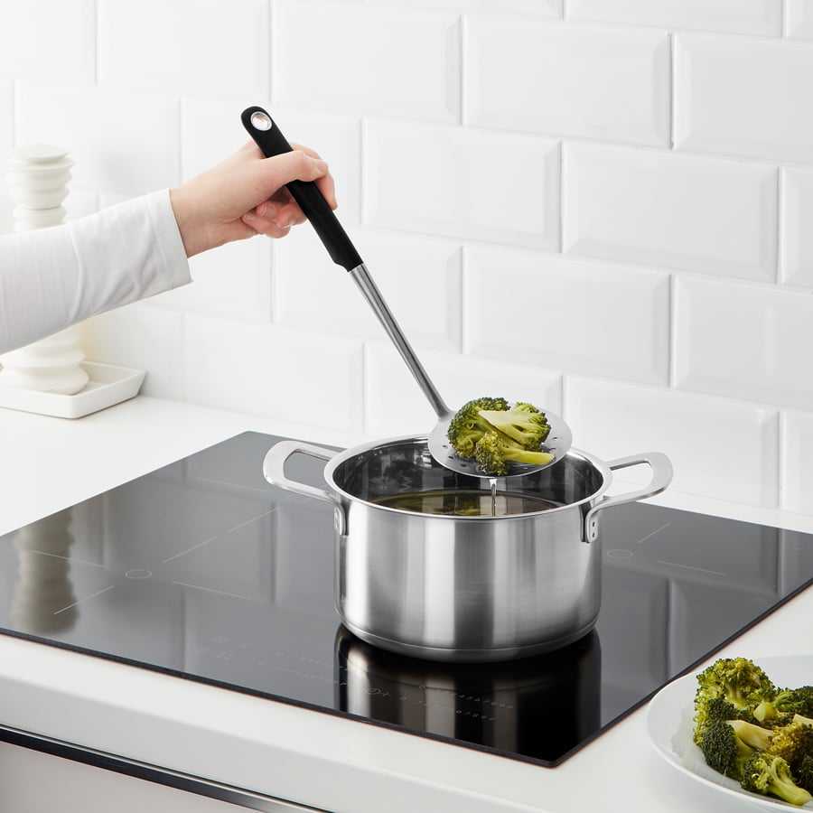 IKEA 365+ HJÄLTE skimmer, stainless steel/black IKEA