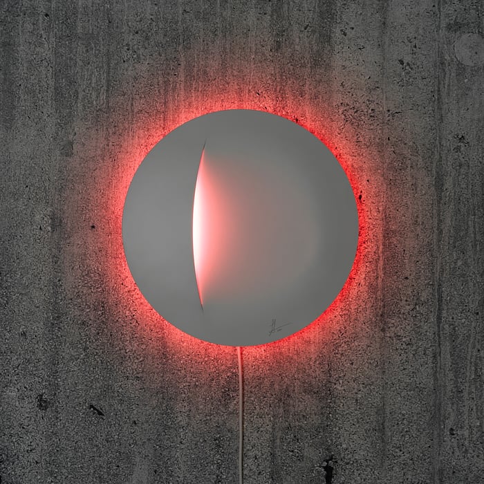 IKEA ART EVENT 2021 LED wall lamp, white, 30 cm IKEA