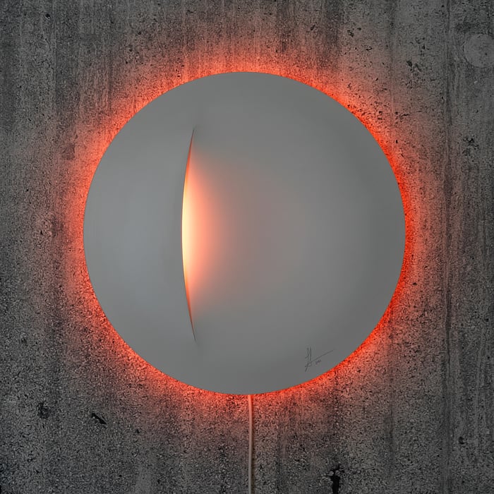 IKEA ART EVENT 2021 LED wall lamp, white, 40 cm IKEA