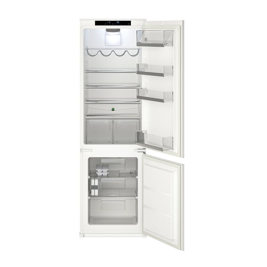 ISANDE fridge freezer, integrated, 194/62 l IKEA