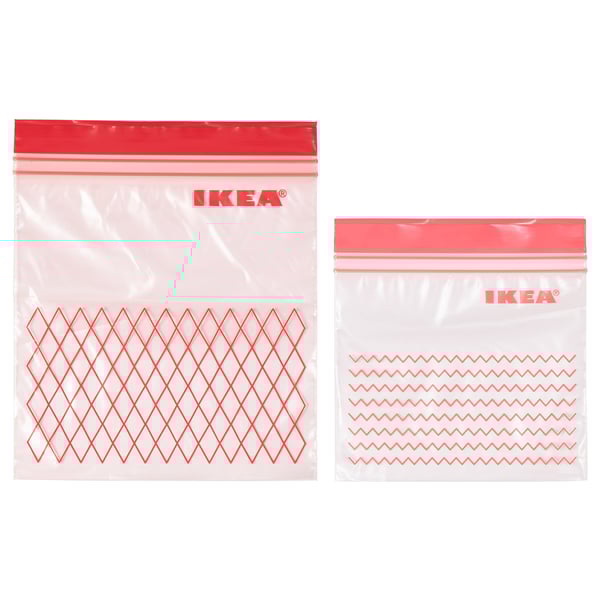 ISTAD red, Resealable bag IKEA