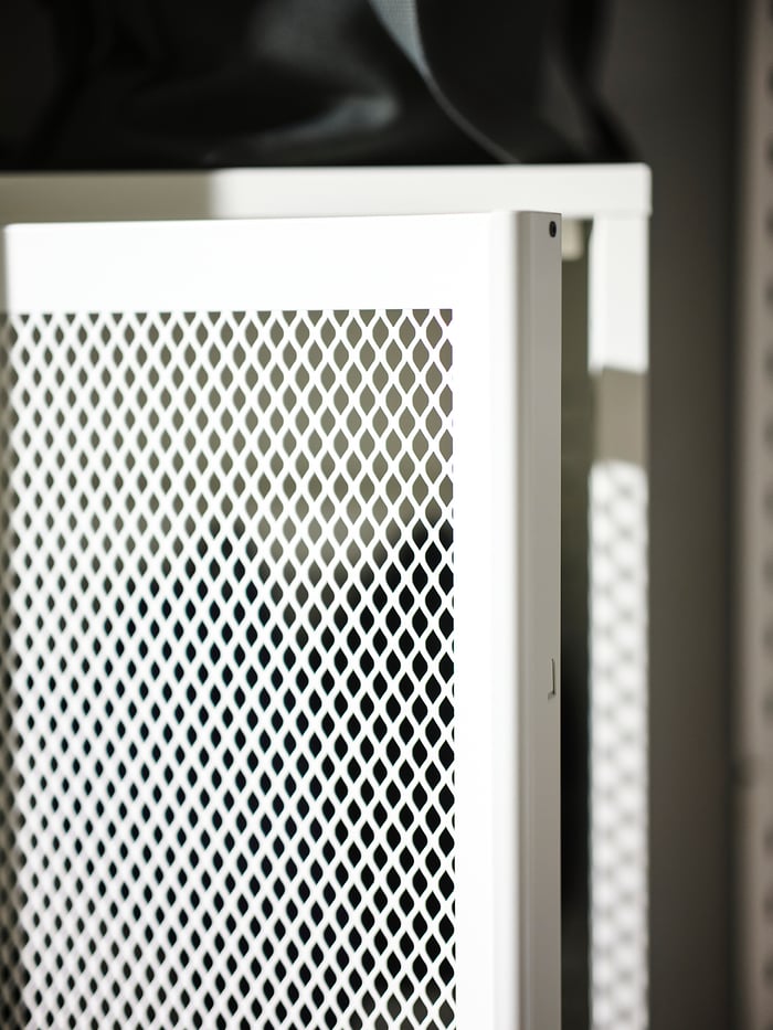 IVAR with door, white mesh, 40x160 cm IKEA