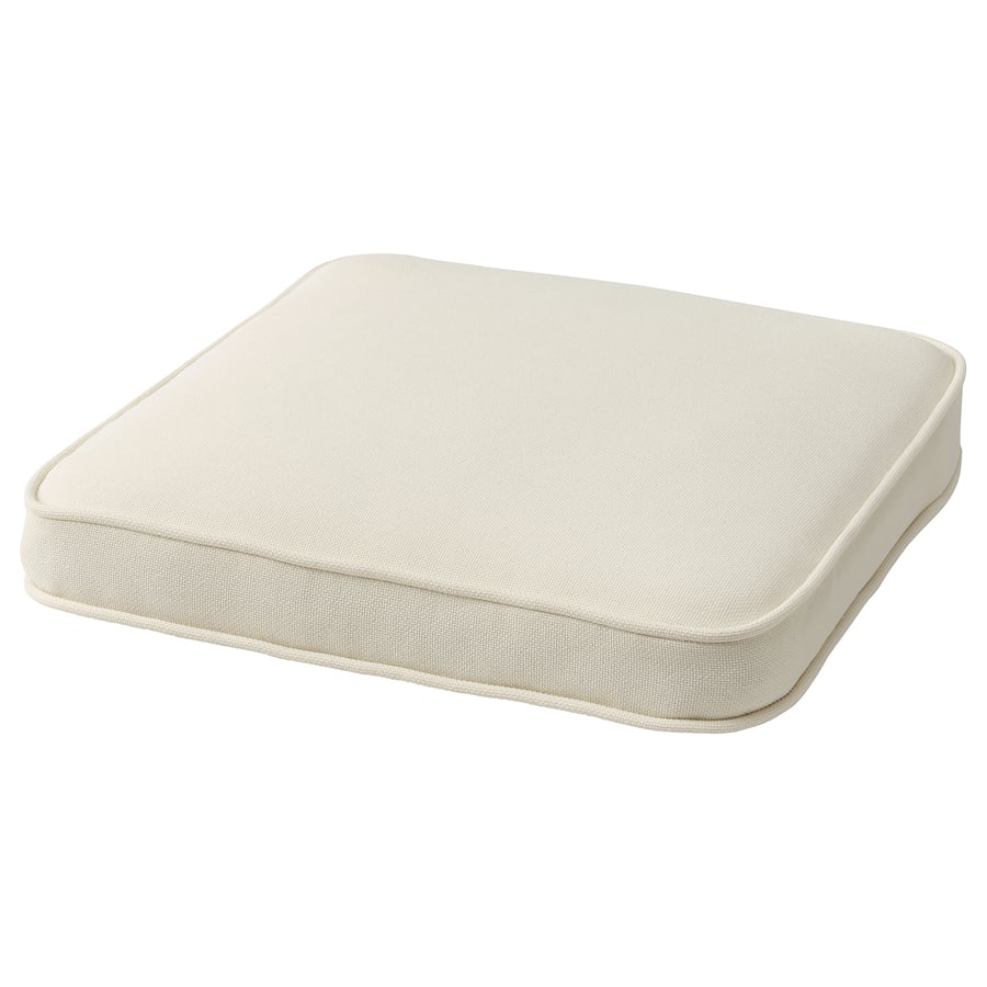 JÄRPÖN cover for chair cushion, outdoor white, 44x44 cm IKEA