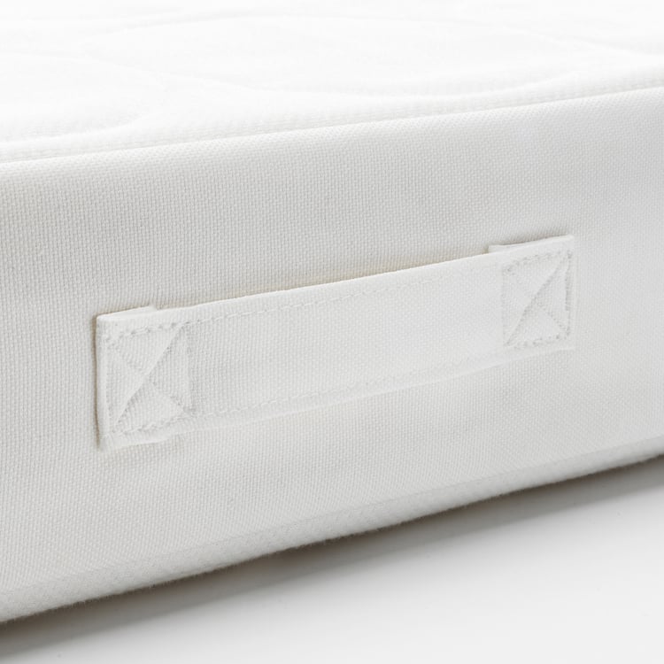 JÄTTETRÖTT pocket sprung mattress for cot, white, 70x140x11 cm IKEA