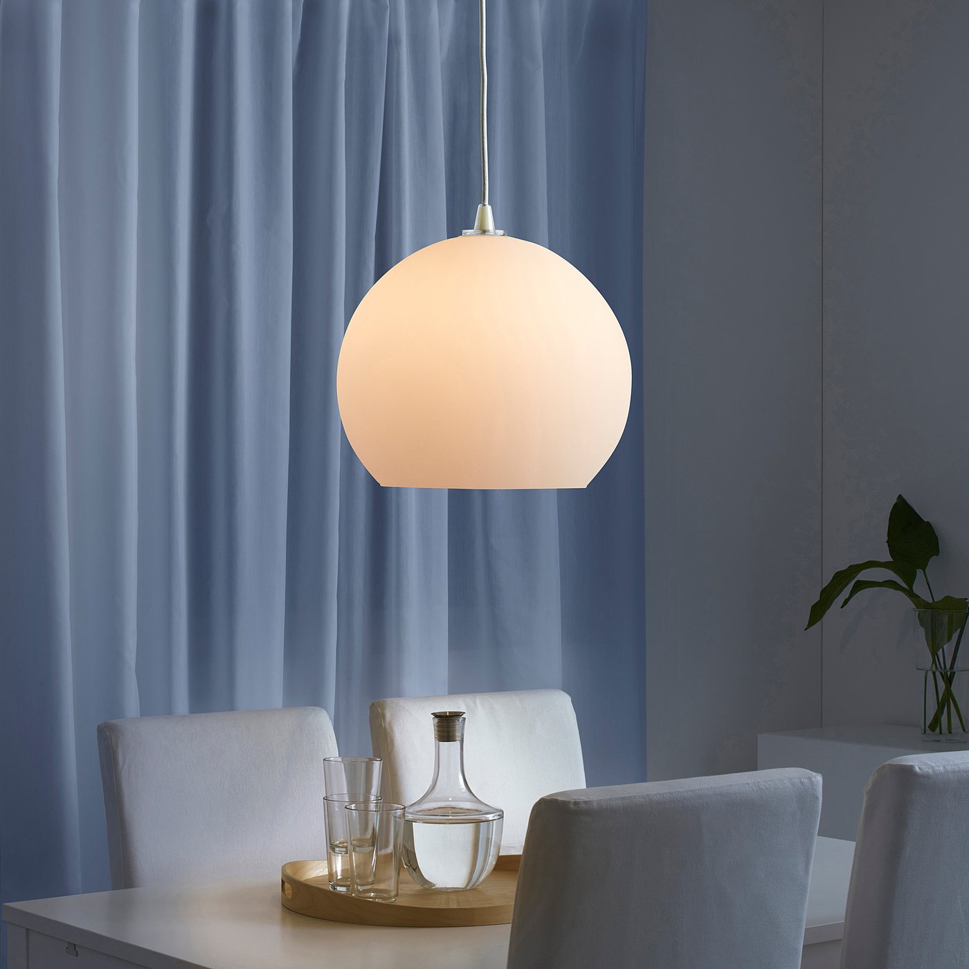 JAKOBSBYN white, Pendant lamp shade IKEA