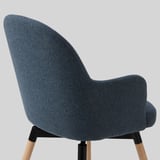 JANOLOF Swivel armchair, Gunnared blue