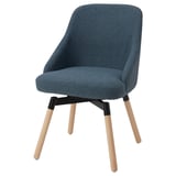 JANOLOF Swivel chair, Gunnared blue