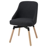 JANOLOF Swivel chair, Gunnared dark grey