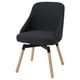 Option: JANOLOF Swivel chair, Gunnared dark grey