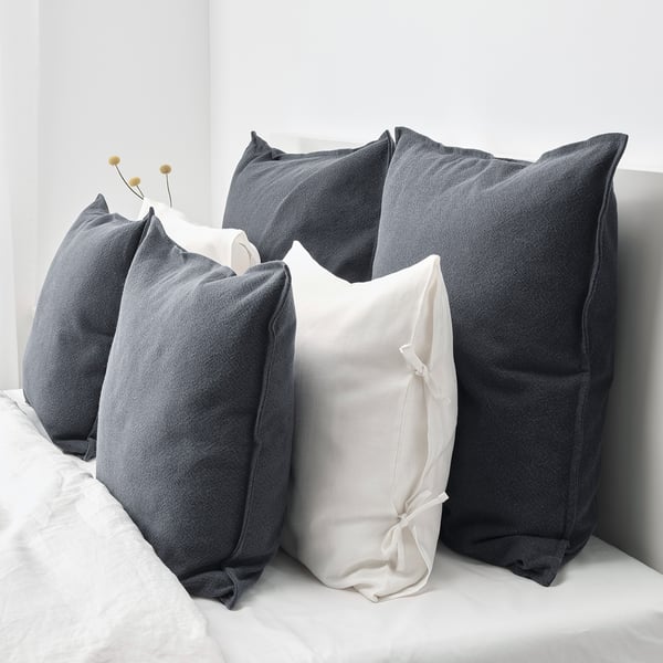 JOFRID dark bluegrey, Cushion cover, 50x50 cm IKEA