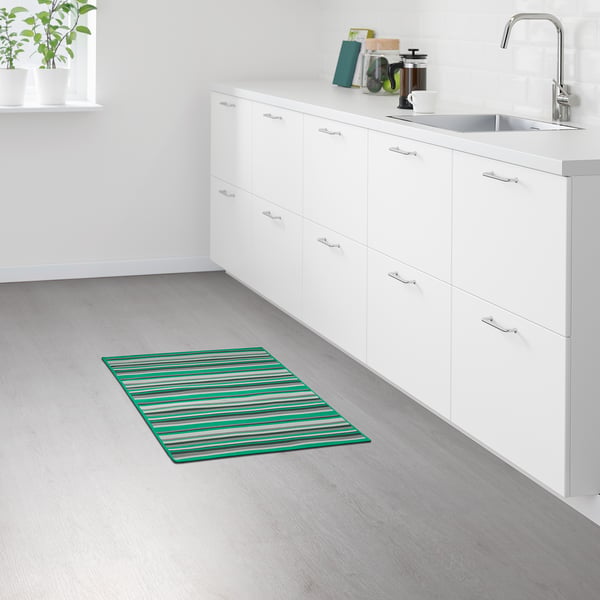 Karbak Green Rug Flatwoven In Outdoor Ikea