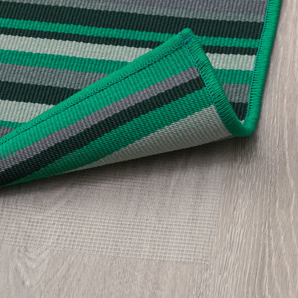 KÄRBÄK green, Rug flatwoven, in/outdoor IKEA
