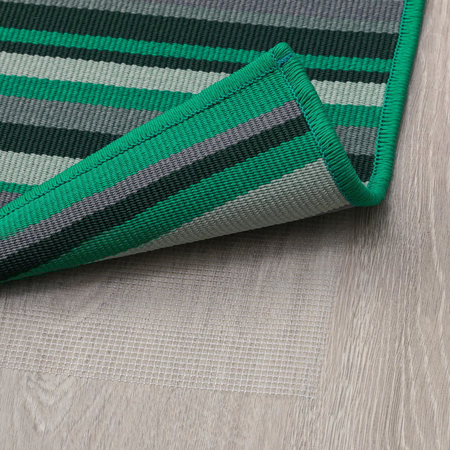 KÄRBÄK green, Rug flatwoven, in/outdoor IKEA
