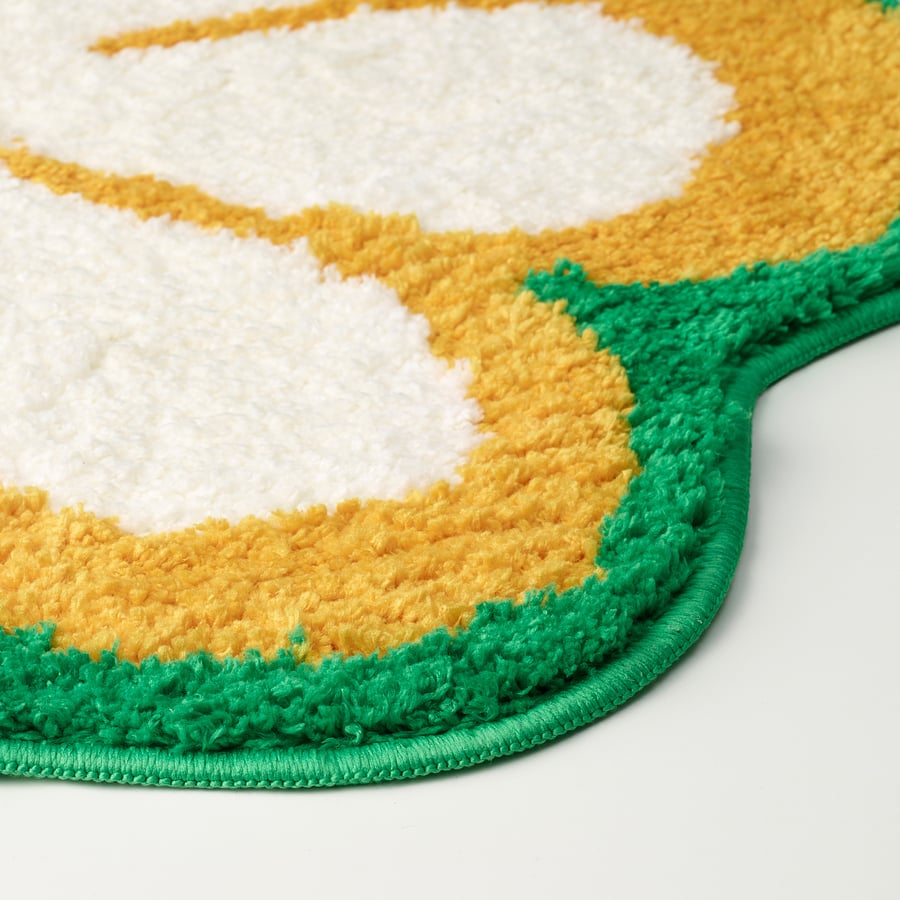KÄRRKNIPPROT Multicolour Flower Shape Bath Mat, 65cm IKEA