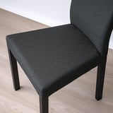 KÄTTIL Chair, black/Knisa dark grey