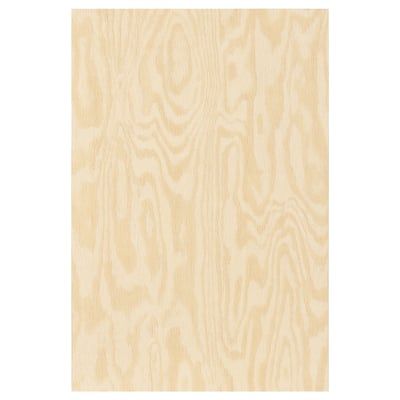 KALBÅDEN Door with hinges, lively pine effect, 40x60 cm