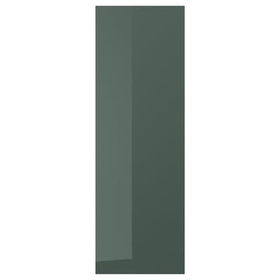 KALLARP Door, high-gloss dark grey-green, 60x180 cm