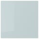 KALLARP Door, high-gloss light grey-blue, 40x40 cm
