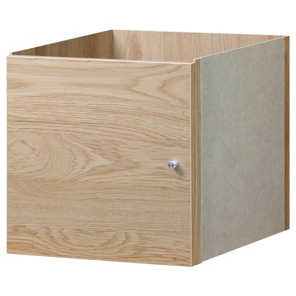 KALLAX oak effect, insert with door, 33x33 cm IKEA