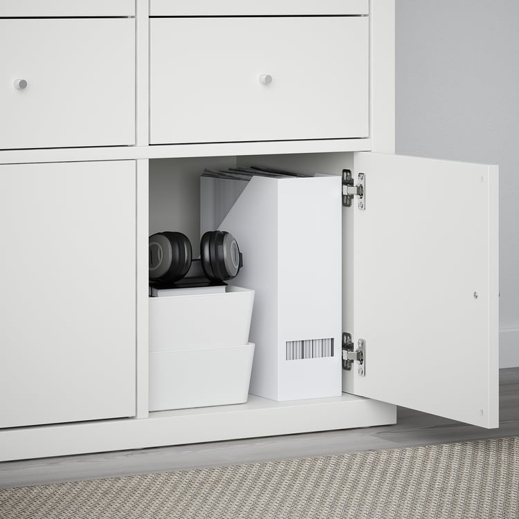 ikea kallax shelf insert with door