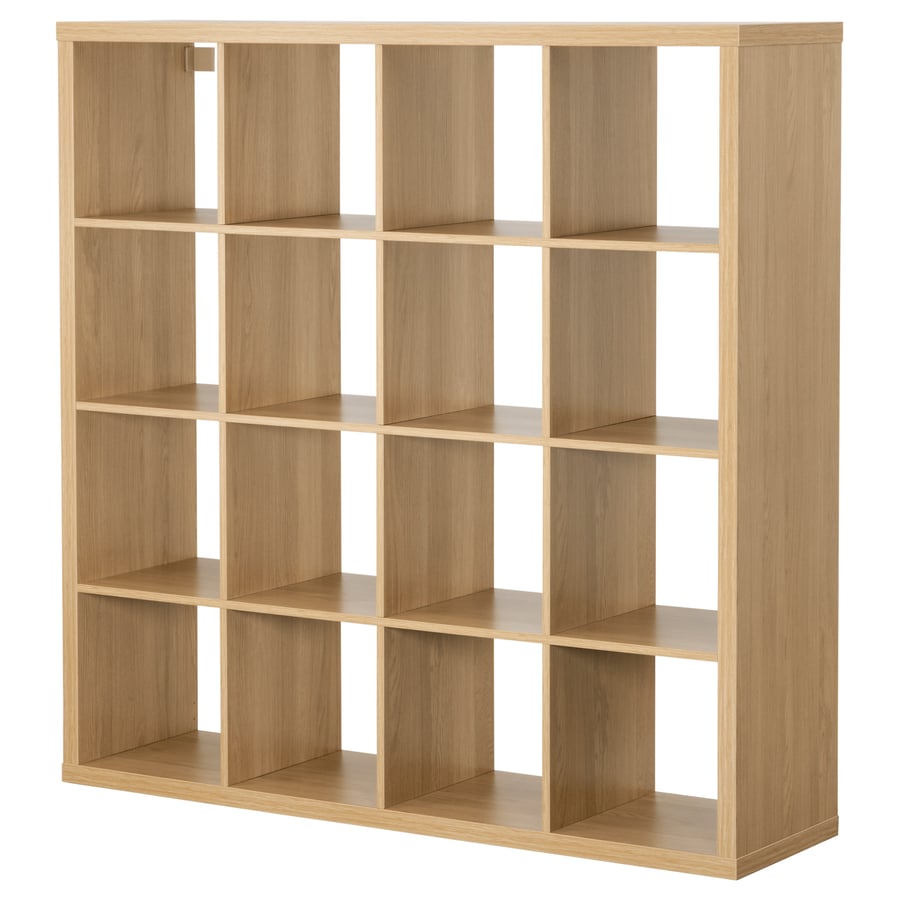 KALLAX cube storage unit, oak effect, 147x147 cm IKEA