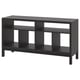 KALLAX Tv bench with underframe, black-brown, 147x39x78 cm