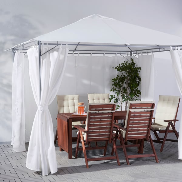 Karlso White Gazebo 300x300 Cm Ikea Ikea Pavillon Karlsö