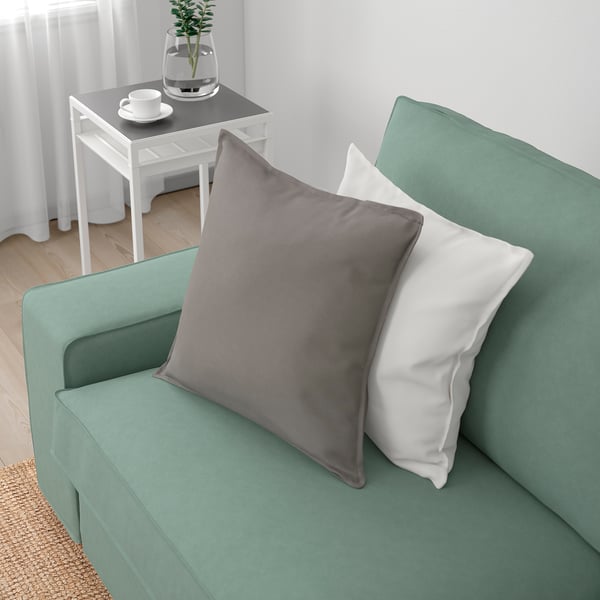 KIVIK 3-seat sofa with chaise longue, Tallmyra light green