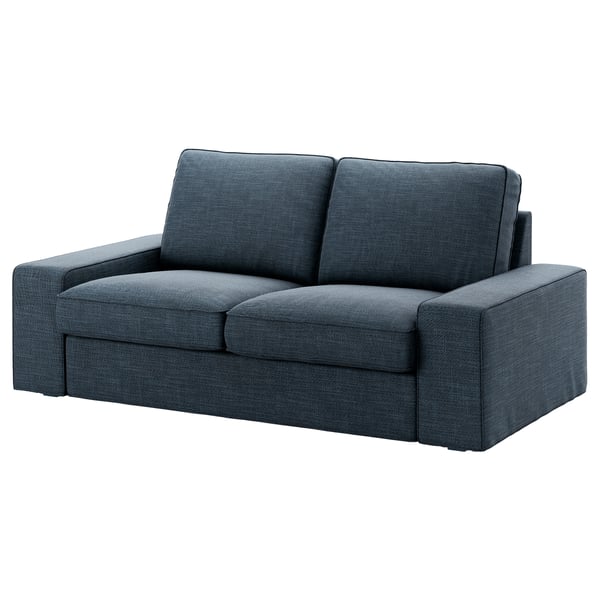 Kivik Cover Two Seat Sofa Hillared Dark Blue Ikea
