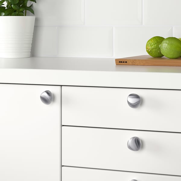 Klackberg Knob Silver Colour Ikea