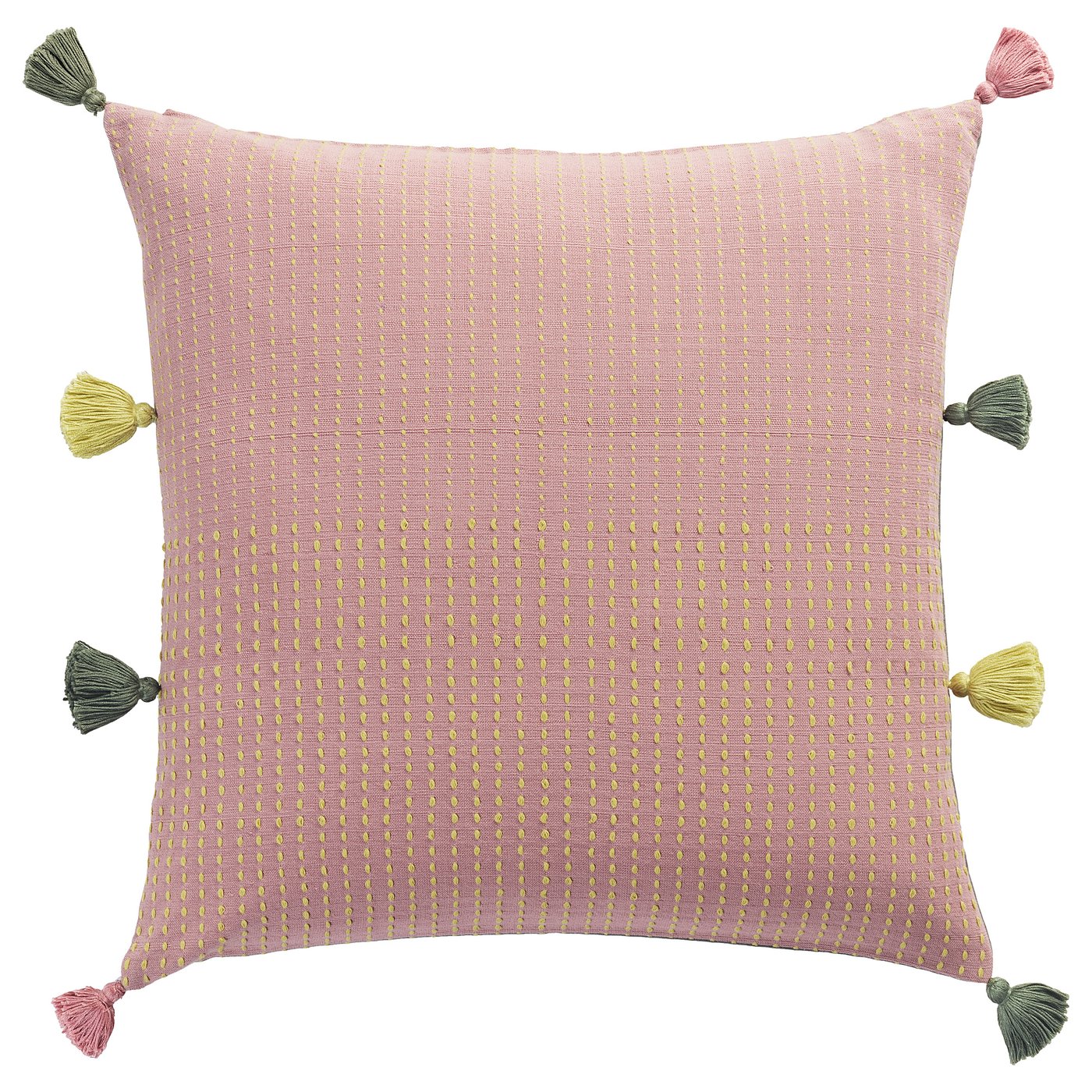 KLARAFINA Cushion cover handmade pink, green IKEA
