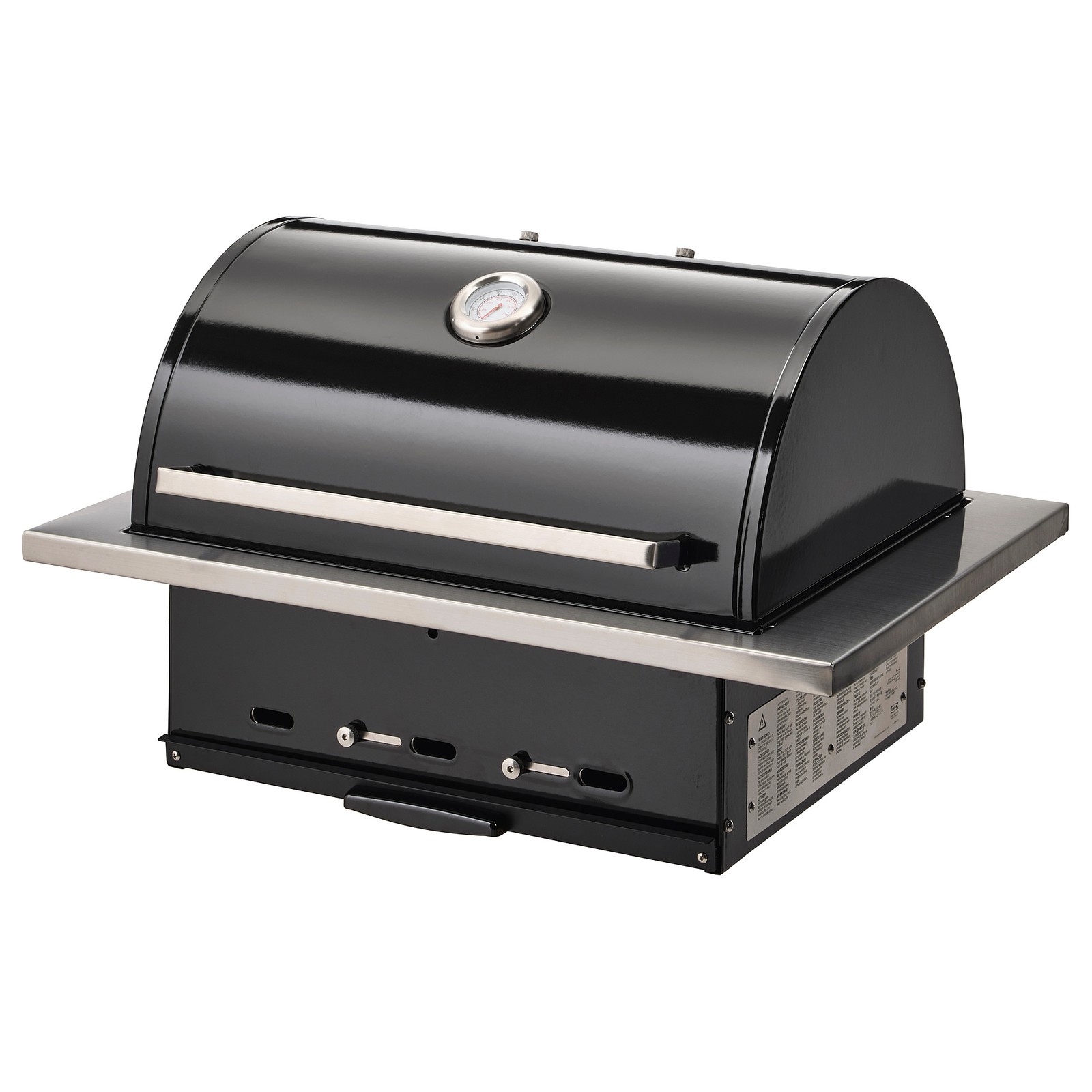 KLASEN Charcoal barbecue insert, black IKEA