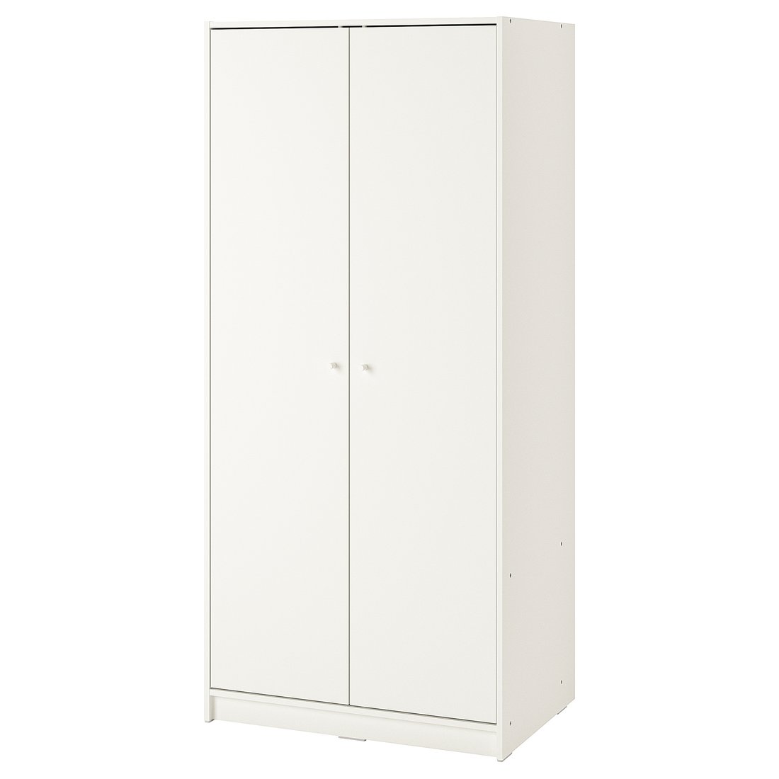 KLEPPSTAD white, Wardrobe with 2 doors IKEA