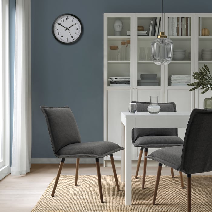 KLINTEN chair, brown/Kilanda dark grey IKEA