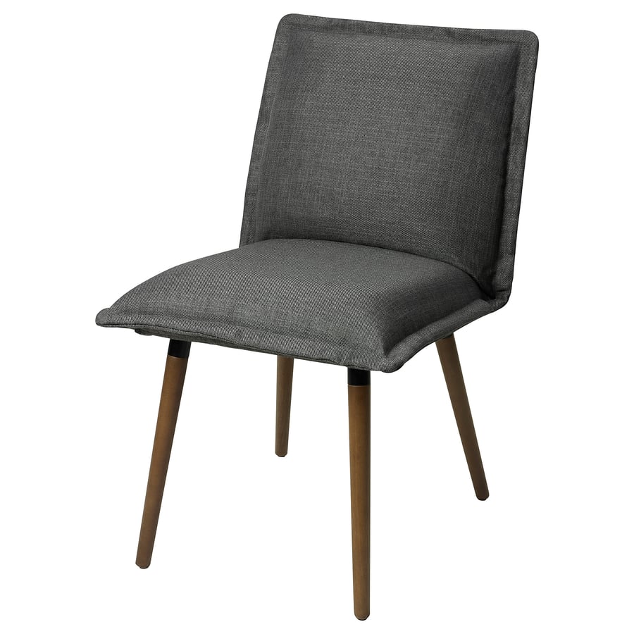 KLINTEN chair, brown/Kilanda dark grey IKEA
