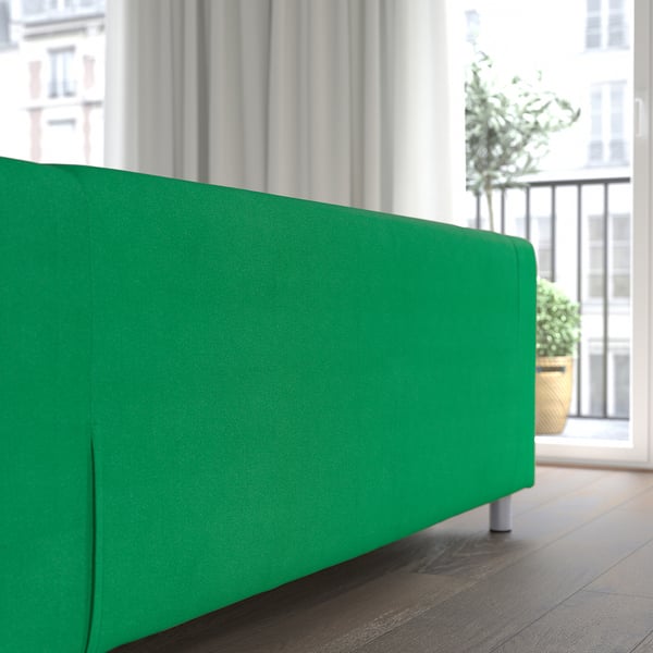 KLIPPAN 2-seat sofa, Flackarp green