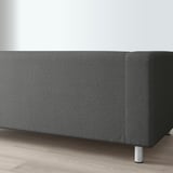 KLIPPAN 2-seat sofa, Flackarp medium grey