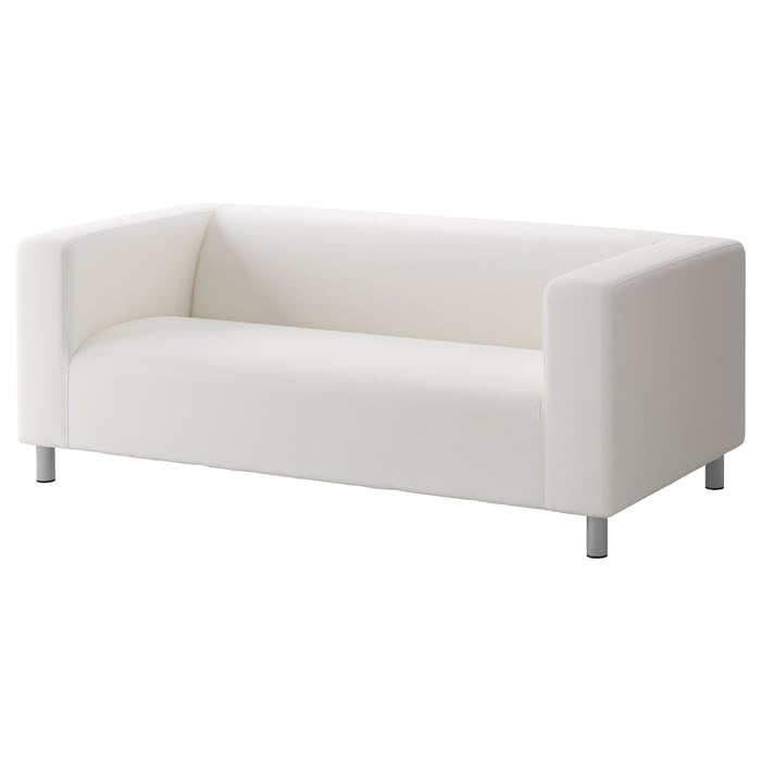 KLIPPAN 2seat sofa, Ransta white IKEA