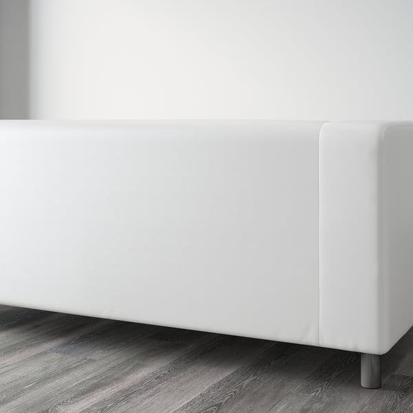 Klippan Ransta White 2 Seat Sofa Ikea