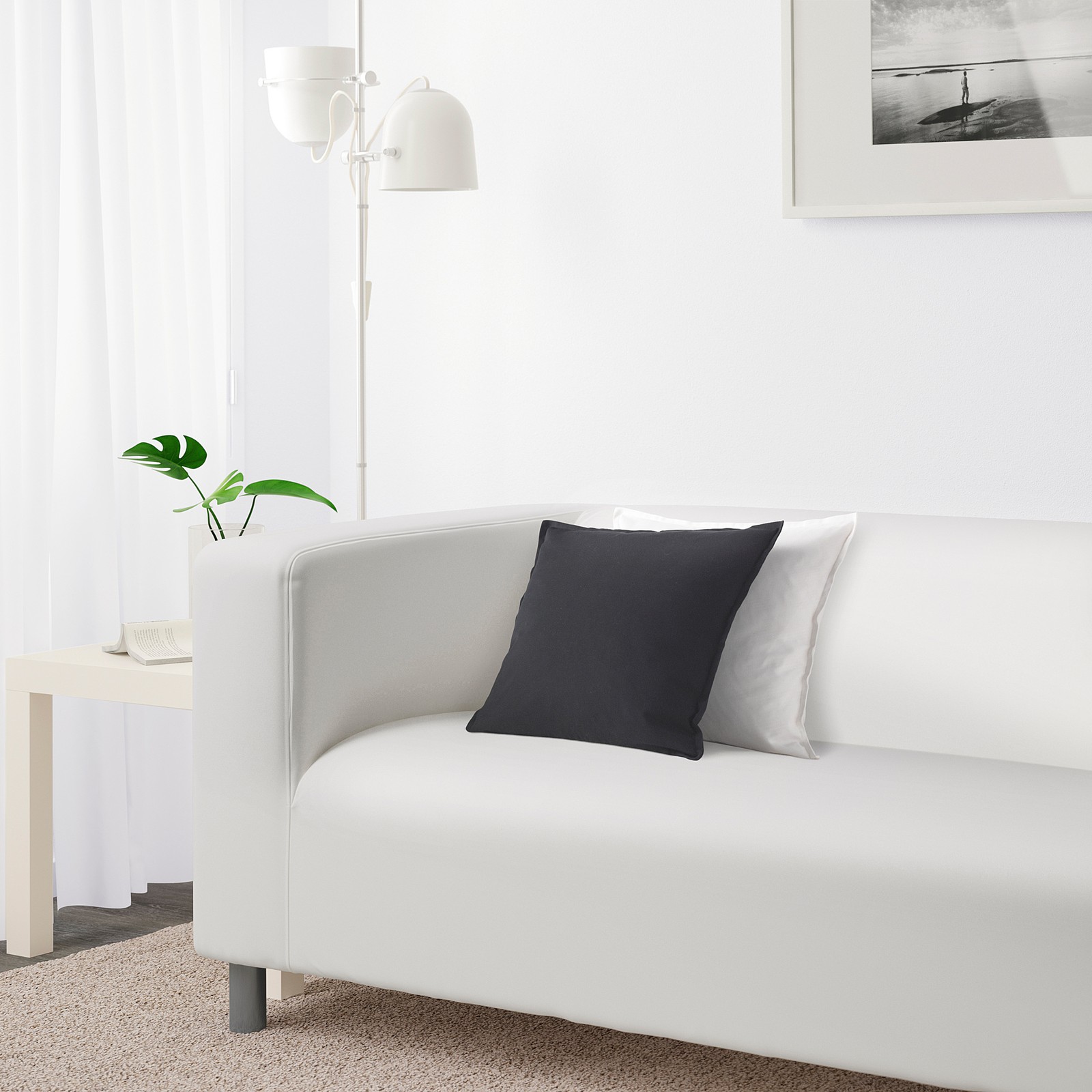 KLIPPAN Ransta white, 2-seat sofa - IKEA