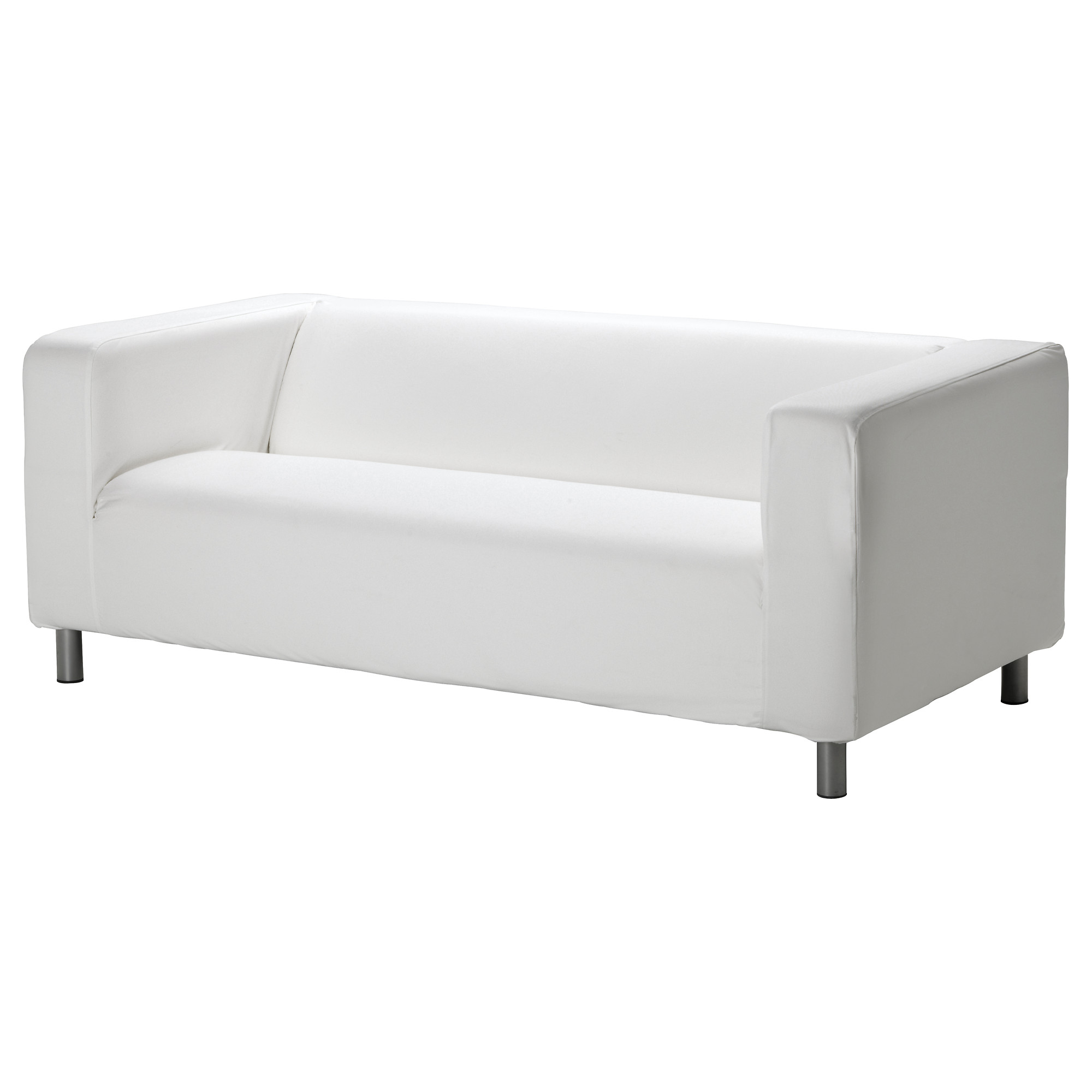KLIPPAN Ransta white, Cover for 2seat sofa IKEA