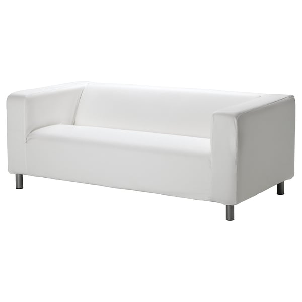 KLIPPAN Ransta white, Cover for 2seat sofa IKEA