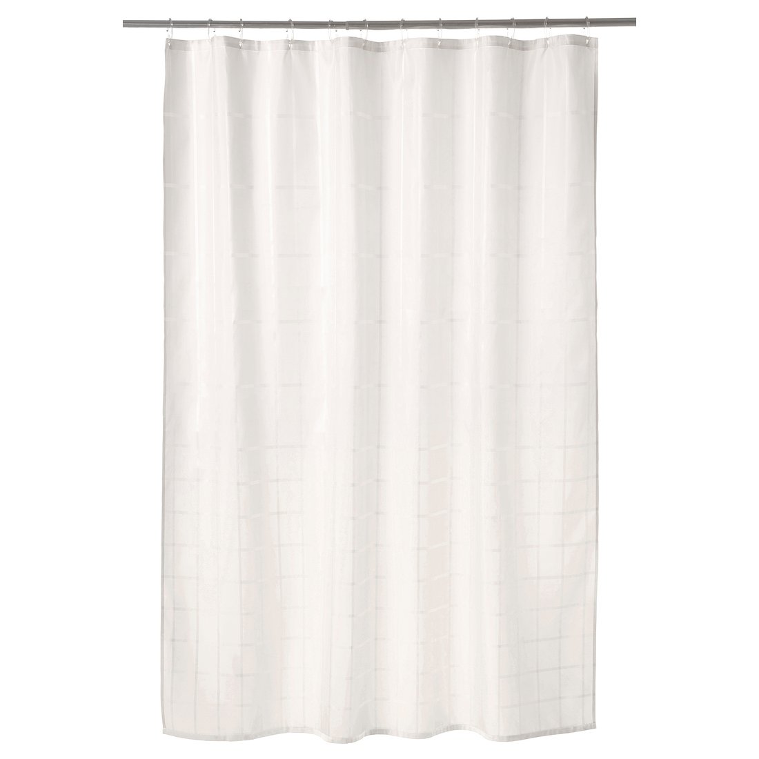KLOCKAREN Shower curtain offwhite IKEA