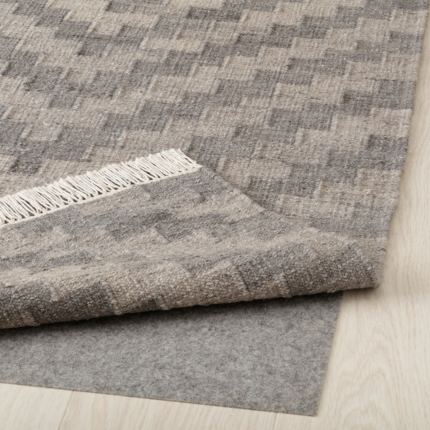 KNAPPHIRS rug, flatwoven, grey/handmade, 80x200 cm - IKEA UK