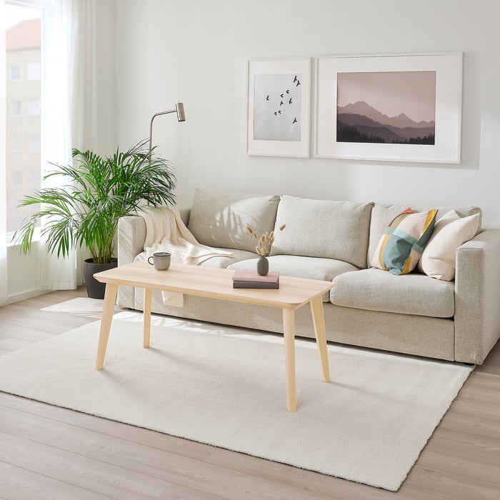 KNARDRUP white, rug, 160x230 cm IKEA