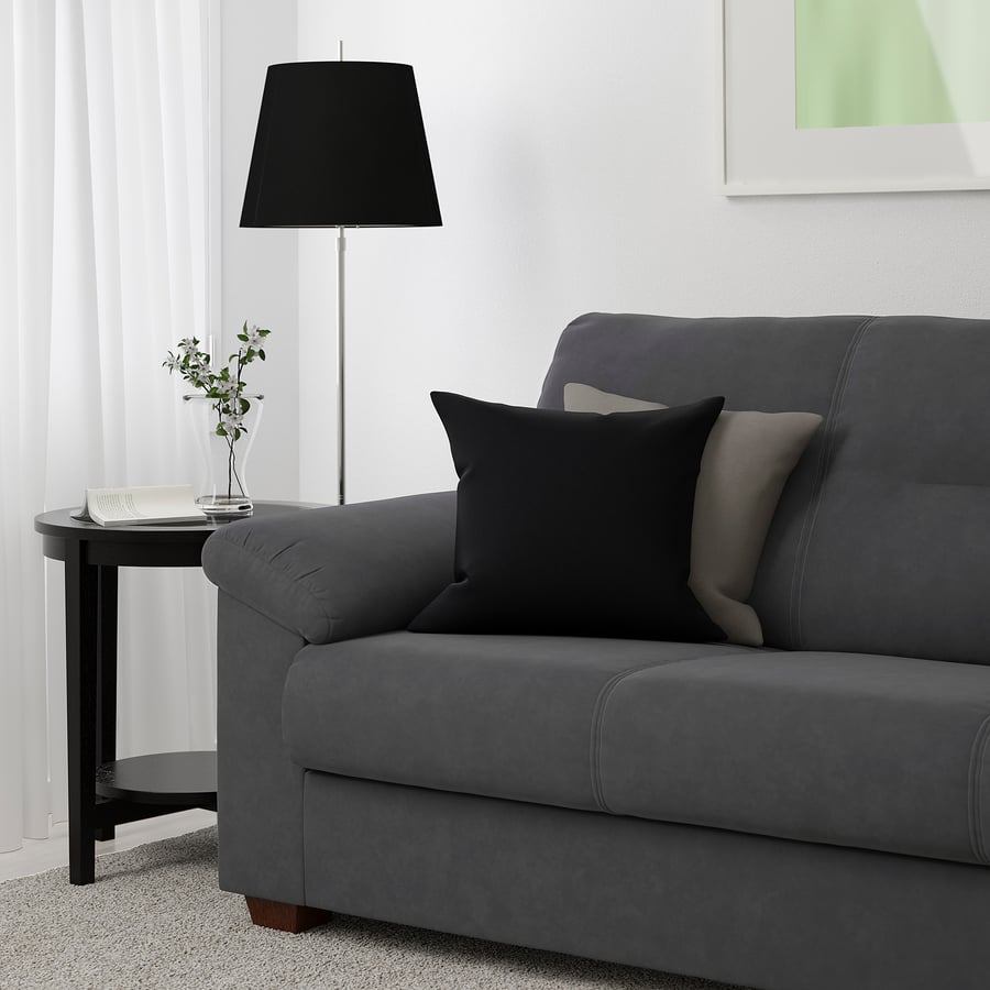 KNISLINGE Samsta dark grey, 3seat sofa IKEA