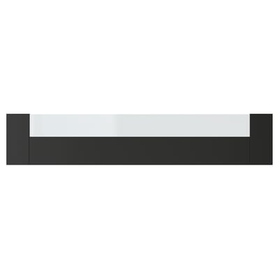 KNIVSHULT Drawer front, medium, dark grey, 80 cm
