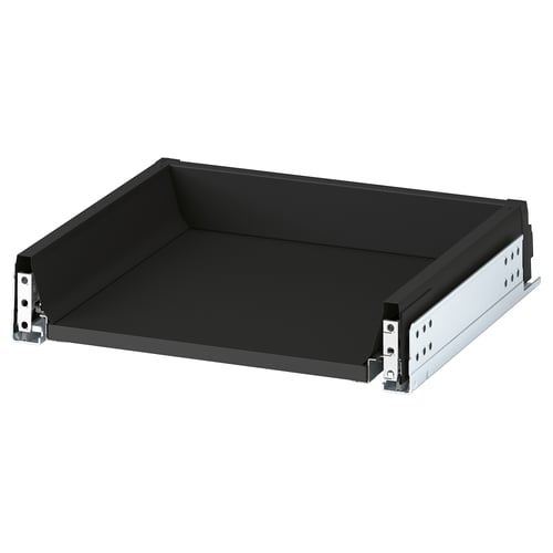 KNIVSHULT Drawer, low - dark grey 40x37 cm